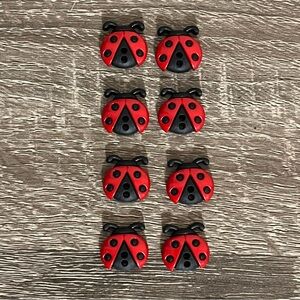 Ladybug 🐞 Craft Buttons Set